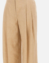 Pantaloni palazzo in misto lino e lana M85PANH06 TES0M047173 ELEVENTY 