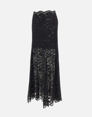 Gonna lunga svasata in pizzo 26PJJU131PA0170 P001 RABANNE 