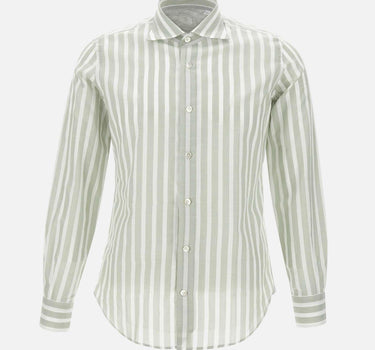 Camicia in cotone e lino K75CAMK01 TES0K1560701 ELEVENTY 