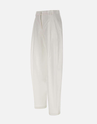 Pantaloni "Tracy" TM190471G TNC181WHITE THE ANDAMANE 