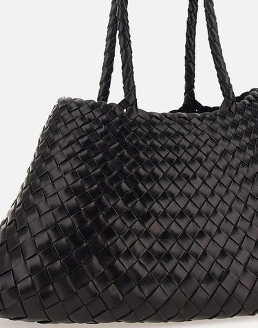 Borsa "Santa Croce Big" in pelle 8892 BLACK DRAGON DIFFUSION 