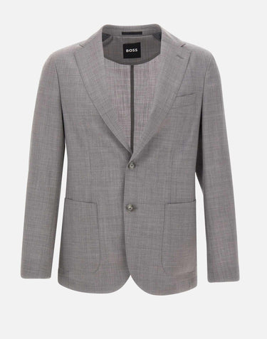 Blazer slim fit in lana vergine 50561991 072 BOSS 
