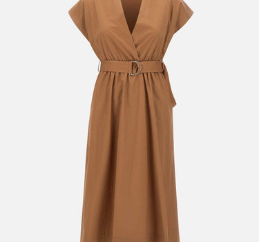 Abito in cotone con cintura RP1MR002 6012 KAOS 