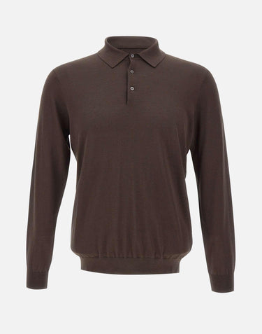 Polo in misto seta e cotone 300403 170 KANGRA 