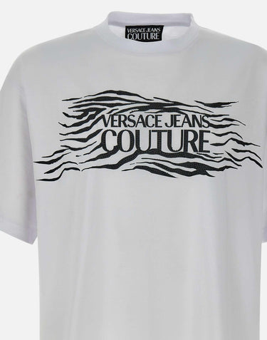 T-shirt  "Zebra" 78GAH6L1 J0001003 VERSACE JEANS COUTURE 