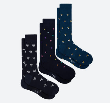 "Sock Seas Navy 3 Pkt" M1ASOCKTNAVY 1A PAUL SMITH 