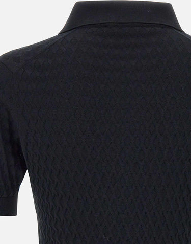 Polo "Skipper" in crepe di cotone PL1MCSK CR14D990 FILIPPO DE LAURENTIIS 