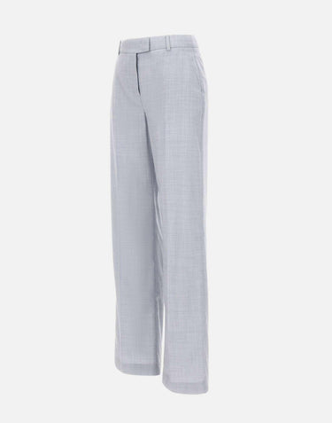 Pantaloni in misto lana e seta M85PANG03 TES0M046130 ELEVENTY 