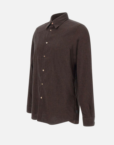 Camicia in twill di flanella M2R687UT22487 68 PS PAUL SMITH 