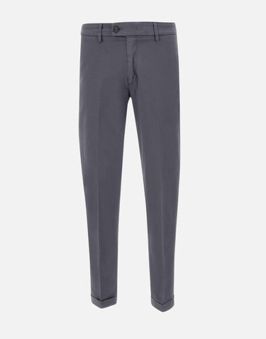 Pantaloni "Mucha10" in cotone stretch e lyocell P24910JM 7F2095403 RE-HASH 
