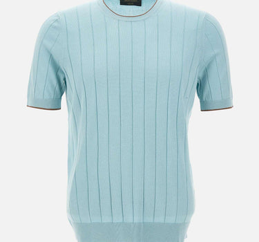 Maglia in seta a maniche corte 43116 23510410 GRAN SASSO 