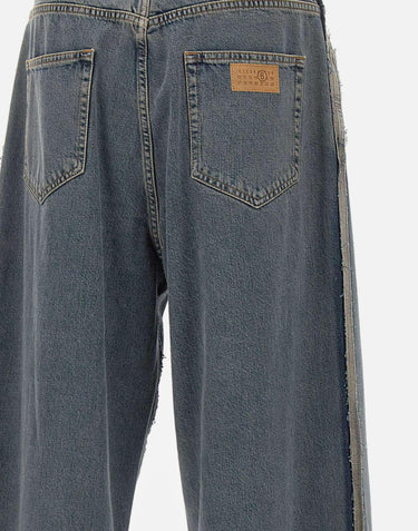 Jeans a gamba larga SH0LA0025 S30844963 MM6 MAISON MARGIELA 
