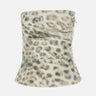 "Printed denim top" 114504 2930 ROTATE BIRGER CHRISTENSEN 