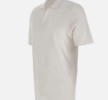 Polo in lino 60160 96803250 GRAN SASSO 
