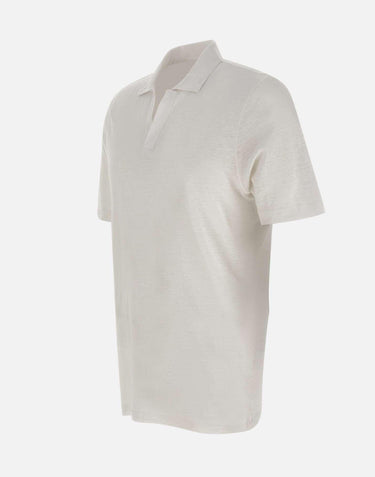 Polo in lino 60160 96803250 GRAN SASSO 