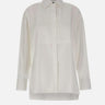 Camicia over in cotone con dettaglio plissé GWP02599 P00232310359 GOLDEN GOOSE 