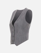 Gilet in denim UF5226D0266 87457 LIU-JO 