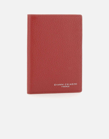 Portacarte in pelle PFW18295 GRNCHERRY GIANNI CHIARINI 