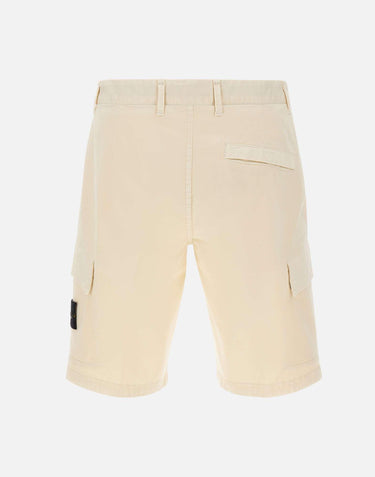 Shorts in broken twill effetto "old" L100018S0004 V0193 STONE ISLAND 