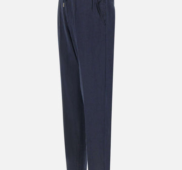 Pantaloni in misto lino con coulisse 26PG1649 037 PERFECTION 