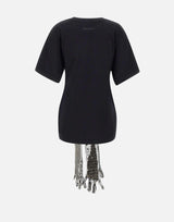 T-shirt in cotone con guanti con paillettes S52GC0358 M20170900 MM6 MAISON MARGIELA 