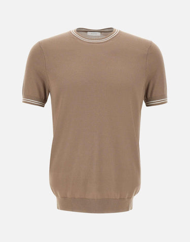 T-shirt in maglia<BR/> DK87060 MORO DIKTAT 