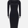 "Sculpting jersey midi dress" PS25191300 004 ANDREADAMO 