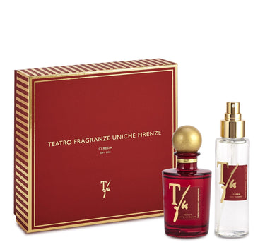 Gift Box Fragranza Ambiente 100ml + Fragranza Tessuti 100ml "Ceresia" GIFTBOXCETFU 100ML TEATRO FRAGRANZE UNICHE FIRENZE 