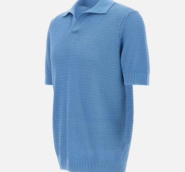 Polo in maglia di cotone PL3MCSK CM7B871 FILIPPO DE LAURENTIIS 