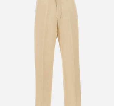 Pantaloni in lino a vestibilità affusolata M1R921ZV01427 07 PAUL SMITH 