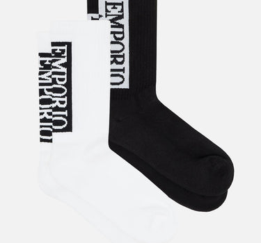 Set due paia di calze "Basic" EM000543 AF18263MC033 EMPORIO ARMANI 