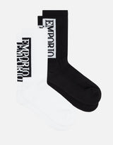 Set due paia di calze "Basic" EM000543 AF18263MC033 EMPORIO ARMANI 