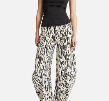 "Printed twill cargo pants" 114339 858 ROTATE BIRGER CHRISTENSEN 