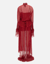 Abito in chiffon di seta 4A327A N0315 BLUMARINE 