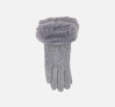 Guanti con dettagli in pelliccia sintetica<BR/><BR/> 2F5062T0300 06188 LIU-JO 