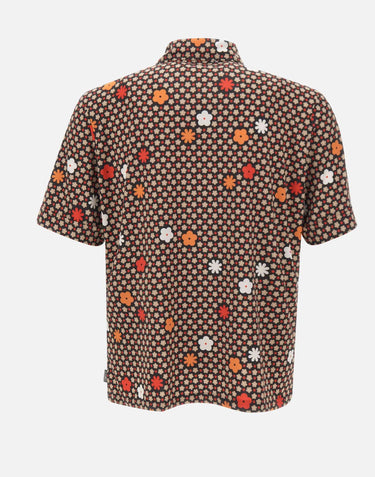Polo con stampa a fiori SH2GL0011 M20206001S MM6 MAISON MARGIELA 