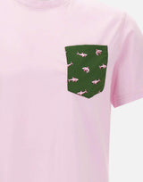 T-shirt "Blanche Shark on Shark" BLA0001 02197L MC2 SAINT BARTH 