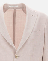 Blazer in misto lino e lana M75GIAC12 TES0K02426 ELEVENTY 