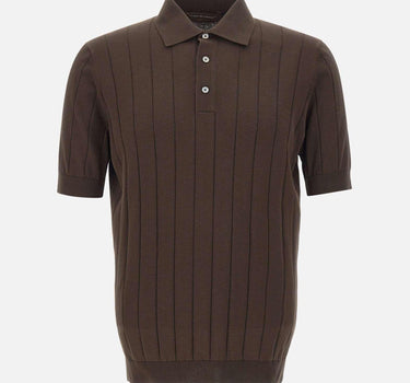 Polo in crepe di cotone PL1MC CR14C190 FILIPPO DE LAURENTIIS 