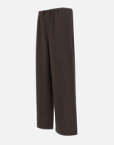 Pantaloni con coulisse in lana vergine 50563827 210 BOSS 