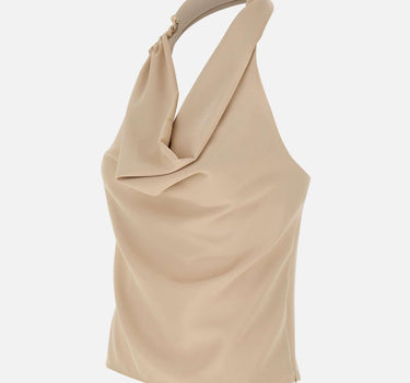 Blusa con collo sciallato SP1TZ009 1096 KAOS 