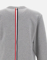 Felpa  "Crewneck Classic Loopback" in cotone MJT085A 03377055 THOM BROWNE 