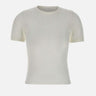 "Signature contrast t-shirt" 125JTS017JS0069 0001 COURREGES 