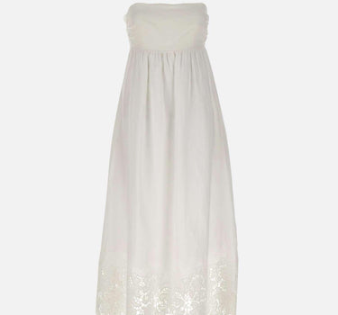Abito bustier in tela di lino 2616221012600 002 MAX MARA STUDIO 