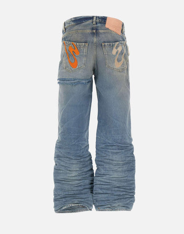 Jeans "Rich Kid Vintage" DFM03032DF183 WASH PDF 