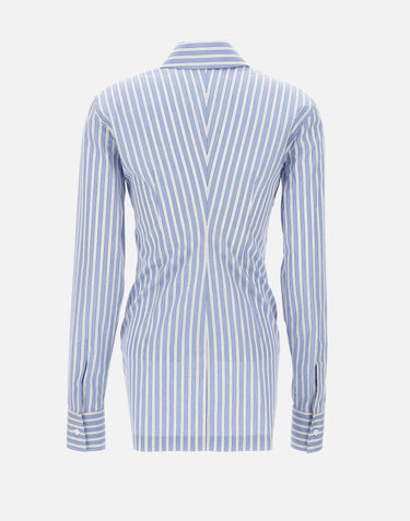 Camicia lunga aderente 250WCH00042 CCC051AA870 THE ATTICO 