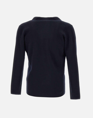 Blazer in maglia di lana merino RJMLDPT WM14M890 FILIPPO DE LAURENTIIS 