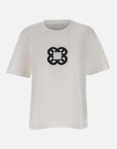 T-shirt in jersey di cotone G270Z000407N 011 ELENA MIRO' 