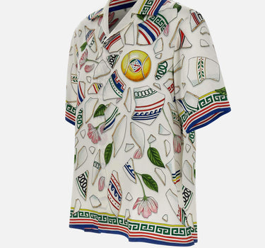 Camicia "Le Vase brise"  in seta UWPS25SH003 03 CASABLANCA 