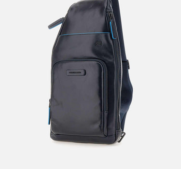 Zaino  "Mini Blue Square" in pelle CA5577B2V BLU PIQUADRO 